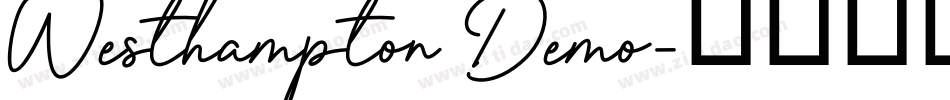 Westhampton Demo字体转换